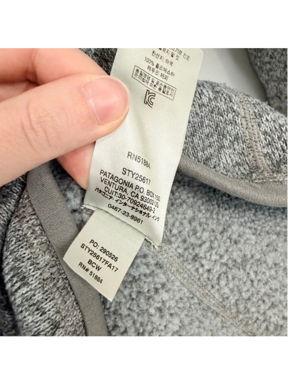 Patagonia Women's Gray Better Sweater Quarter Zip Pullover XS - Picture 9 of 11